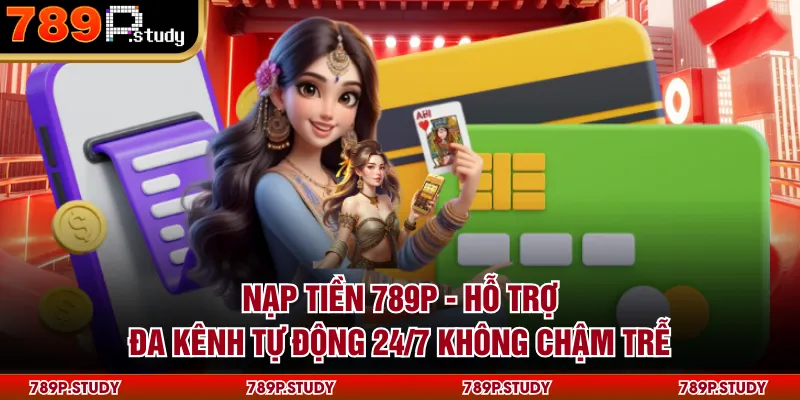 Nạp tiền 789P áp dụng nhiều kênh thanh toán